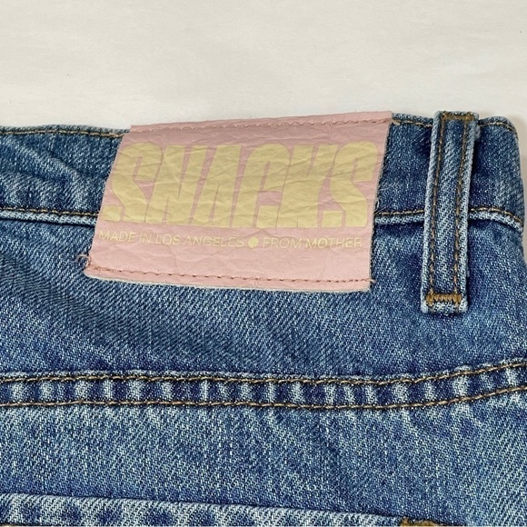 MOTHER SNACKS! High Waisted Double Stack Ankle Jeans Delicious Memories -Sz - 29 - Picture 4 of 11